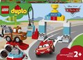 LEGO DUPLO, Cars klocki Zygzak McQueen na wyścigach, 10924 - LEGO