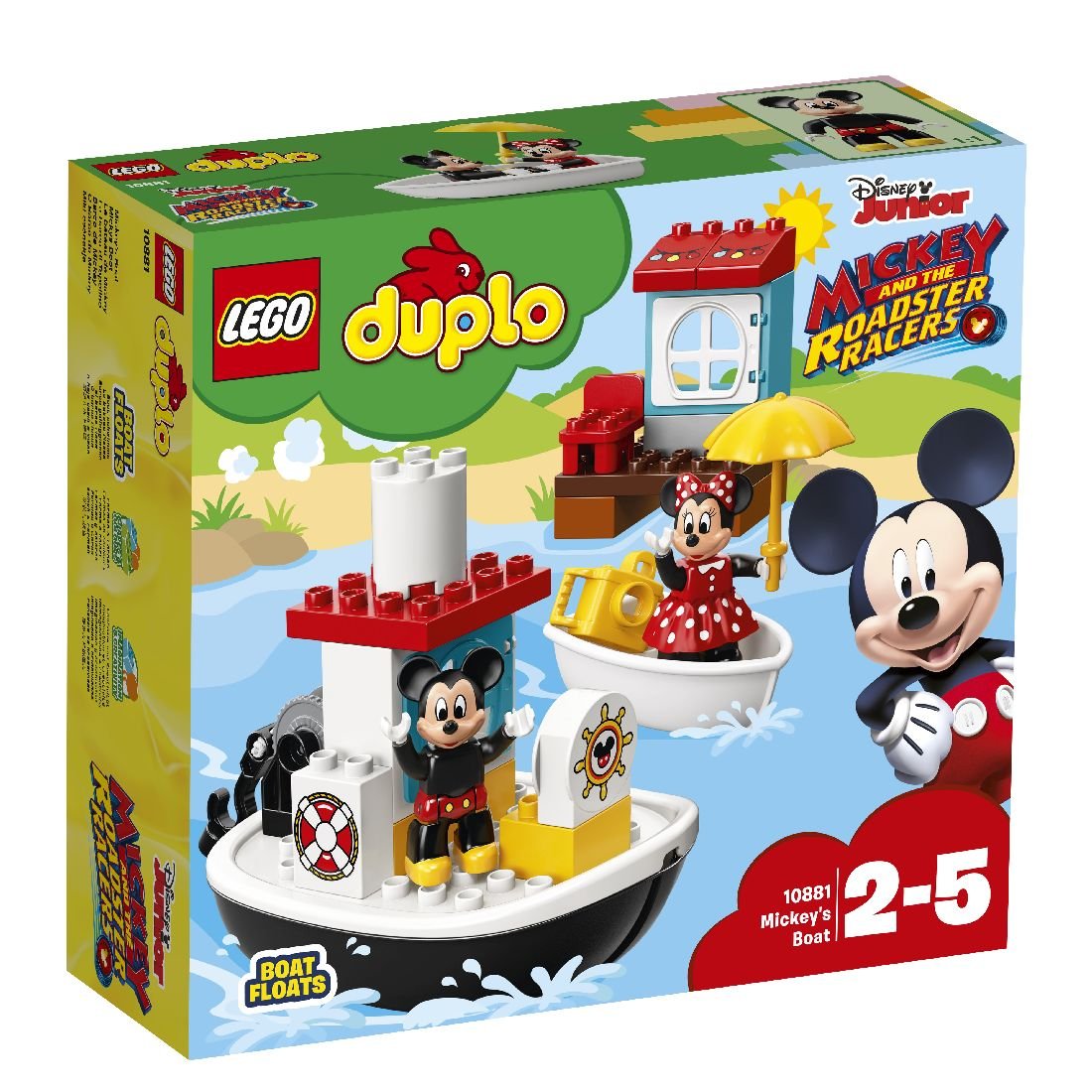 LEGO DUPLO, Disney, klocki Łódka Mikiego, 10881