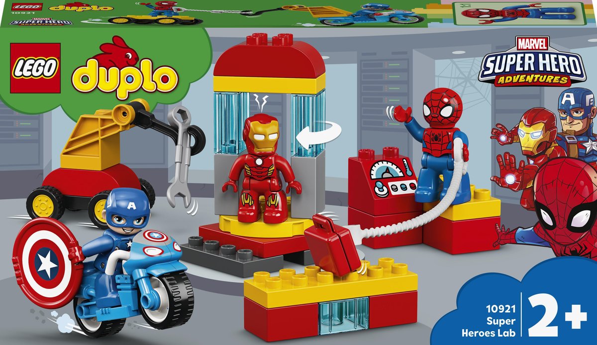 LEGO DUPLO, klocki Laboratorium Superbohaterów, 10921