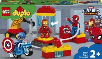 LEGO DUPLO, klocki Laboratorium Superbohaterów, 10921 - LEGO