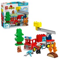 LEGO DUPLO®, klocki, Wóz strażacki z wężem i strażakiem, 10473