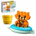 LEGO DUPLO, klocki Zabawa w kąpieli: pływająca czerwona panda, 10964 - LEGO