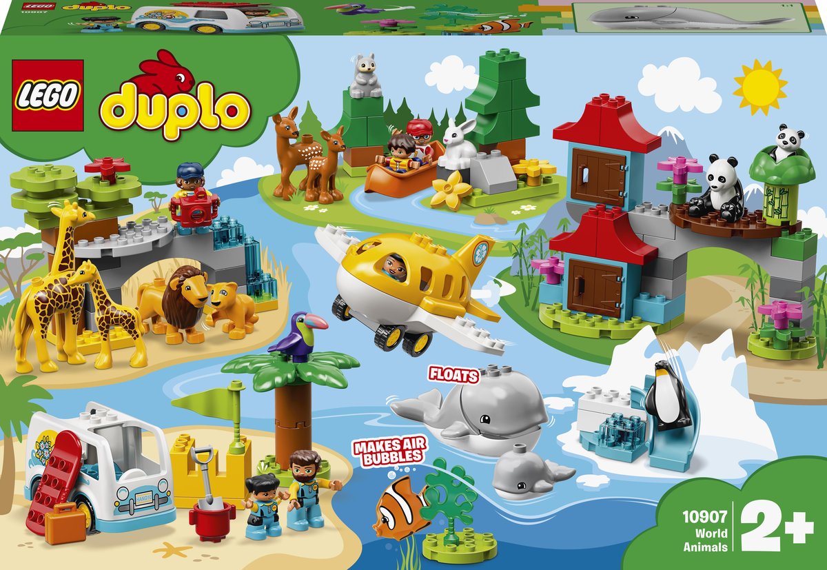 LEGO DUPLO, klocki Zwierzęta świata, 10907