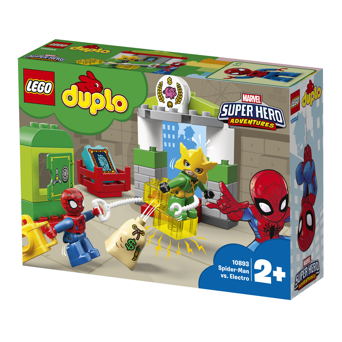 LEGO DUPLO, Marvel, klocki Spider-Man vs. Electro, 10893