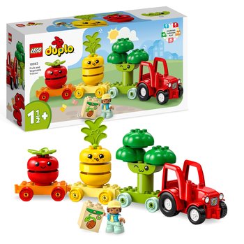 LEGO DUPLO, Pierwsze klocki Traktor z warzywami i owocami, 10982 - LEGO