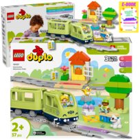 LEGO DUPLO Przygoda z interaktywnym pociągiem KLOCKI PREZENT 10427 + EBOOK