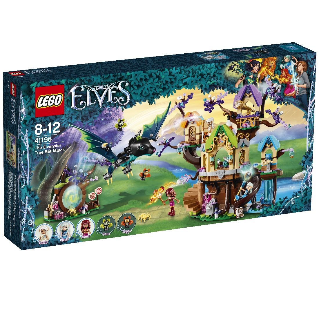 LEGO Elves, klocki Atak nietoperzy na Drzewo Elvenstar, 41196