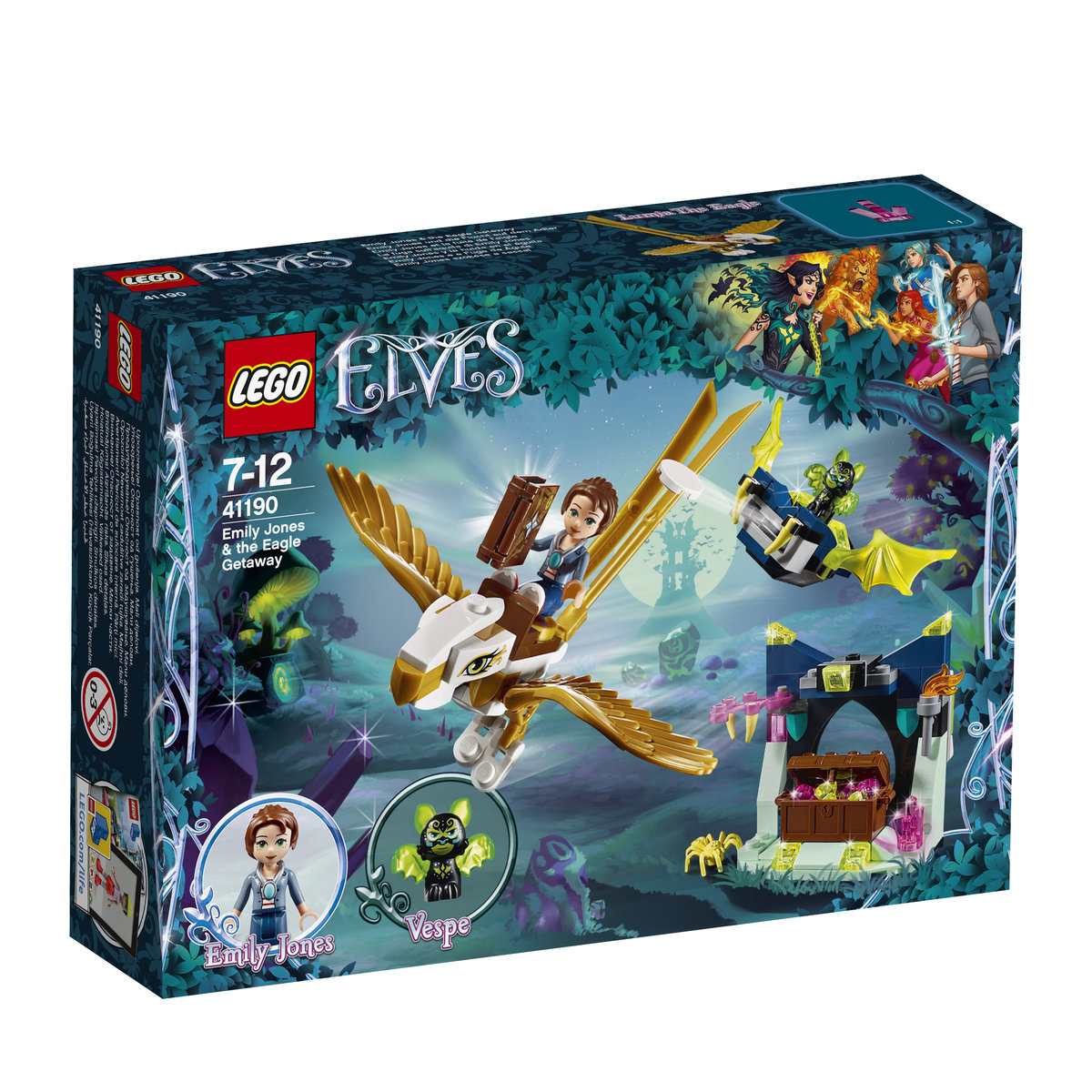 LEGO Elves, klocki Emily Jones i ucieczka orła, 41190