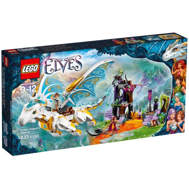LEGO Elves, klocki Na ratunek królowej smoków, 41179