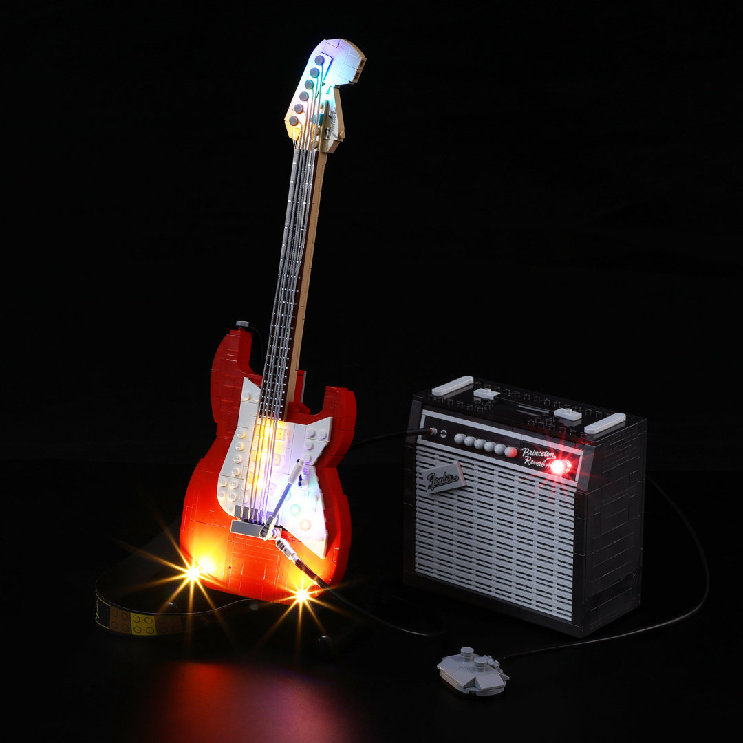LEGO Fender Stratocaster Oświetlenie Ideas Gitara 21329 LEGO Sklep