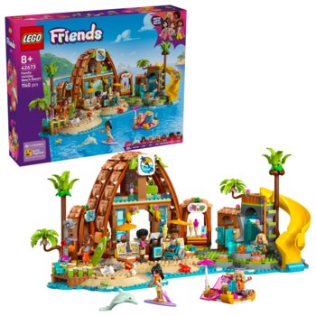 LEGO Friends, klocki, Rodzinne wakacje na plaży, 42673 - LEGO