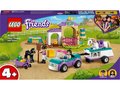 LEGO Friends, klocki, Szkółka jeździecka i przyczepa dla konia, 41441 - LEGO