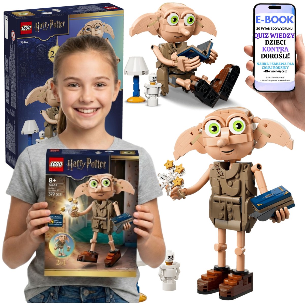 LEGO Harry Potter Zgredek Wolny Skrzat 76469 Prezent + E-BOOK-2