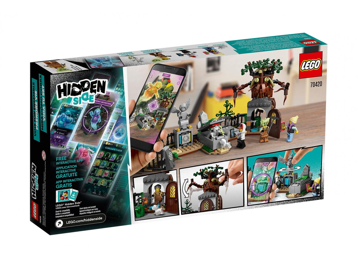 LEGO Hidden Side, klocki, Tajemnicze cmentarzysko,70420