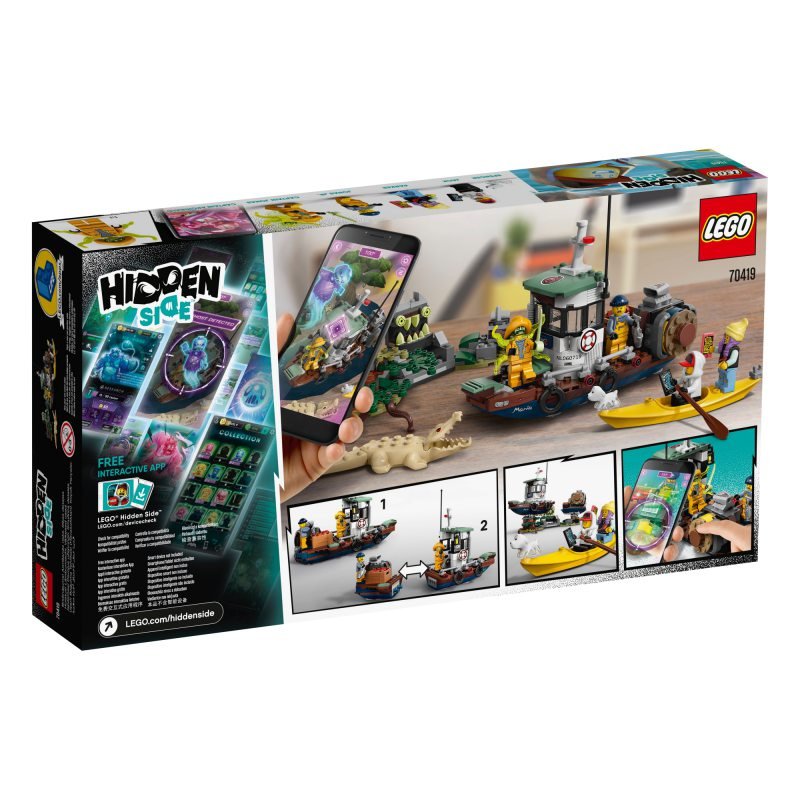 LEGO Hidden Side, klocki, Wrak łodzi rybackiej, 70419