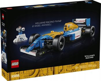 LEGO Icons - Duży bolid wyścigowy f1 Williams Racing FW14B i Nigel