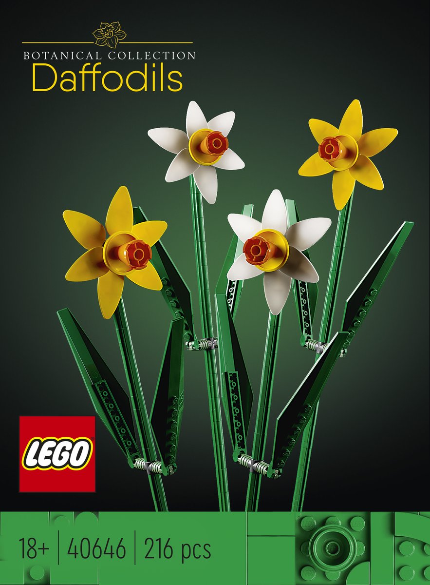LEGO Icons, klocki Botanical, Żonkile, 40646 - LEGO | Sklep EMPIK.COM