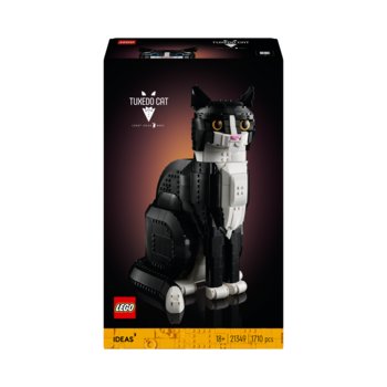 LEGO Ideas Biało-czarny kot 21349 dla miłośników zwierząt - LEGO