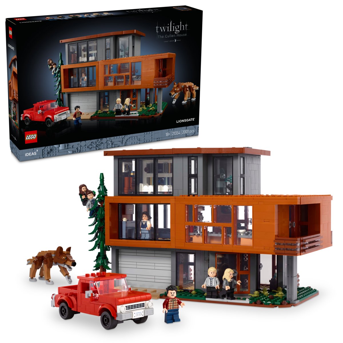 LEGO IDEAS, klocki, Zmierzch — dom Cullenów, 21354