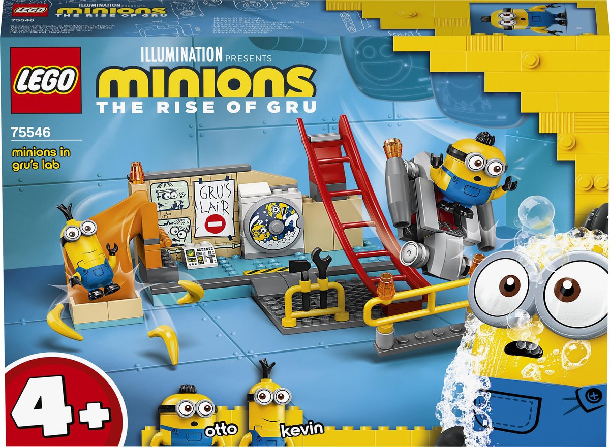 LEGO Ilumination, klocki Minionki w laboratorium Gru, 75546