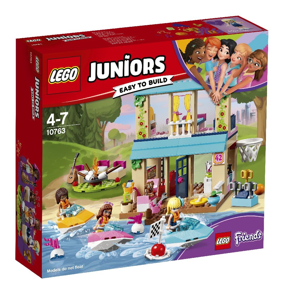 LEGO Juniors, klocki Domek nad jeziorem Stephanie, 10763