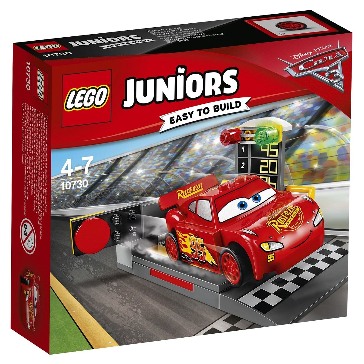 LEGO Juniors, klocki Katapulta Zygzaka McQueena, 10730