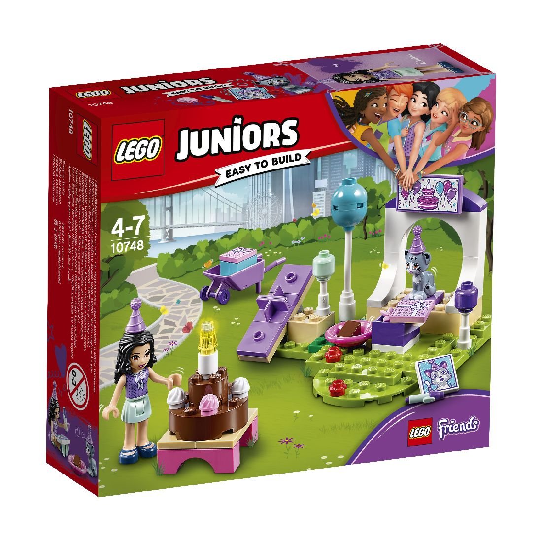 LEGO Juniors, klocki, Przyjęcie dla zwierzaków Emmy, 10748