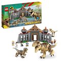 LEGO Jurassic World Centrum dla odwiedzających: atak tyranozaura i raptora, 76961 - LEGO