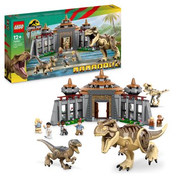 LEGO Jurassic World Centrum dla odwiedzających: atak tyranozaura i raptora, 76961 - LEGO