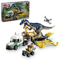 LEGO Jurassic World Dinomisje: ciężarówka do transportu allozaura, 76966