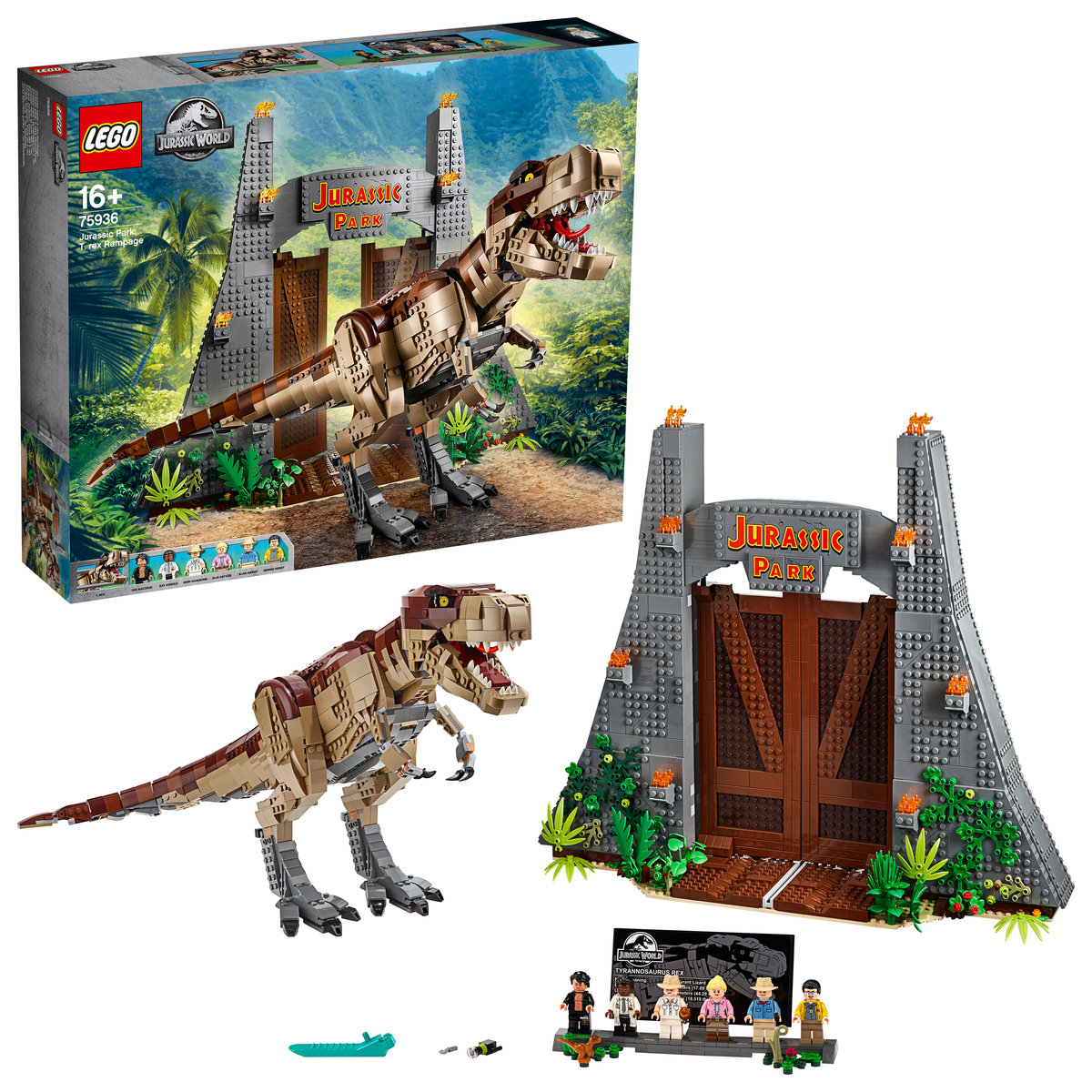 LEGO Jurassic World, klocki Atak tyranozaura, 75936