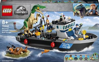 LEGO Jurassic World, klocki, klocki, Barionyks i ucieczka łodzią, 76942 - LEGO