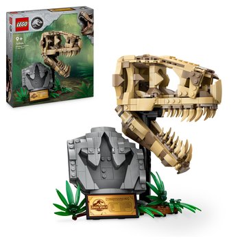 LEGO Jurassic World, klocki, Szkielety dinozaurów — czaszka tyranozaura, 76964 - LEGO