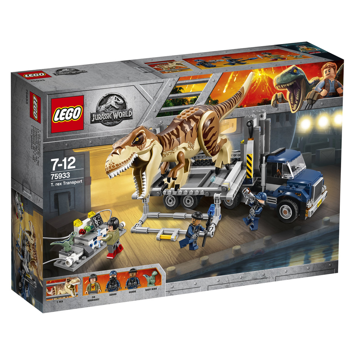 LEGO Jurassic World, klocki Transport tyranozaura, 75933
