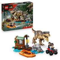 LEGO Jurassic World, klocki, Ucieczka rzeką przed tyranozaurem, 76975