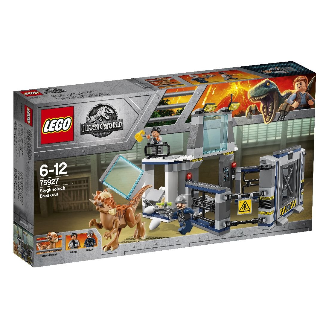 LEGO Jurassic World, klocki Ucieczka z laboratorium ze stygimolochem, 75927