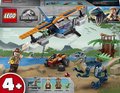 LEGO Jurassic World, klocki Welociraptor: na ratunek dwupłatowcem, 75942 - LEGO
