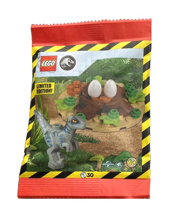 LEGO Jurassic World Zestaw - Raptor with Nest 122402 polybag klocki ...