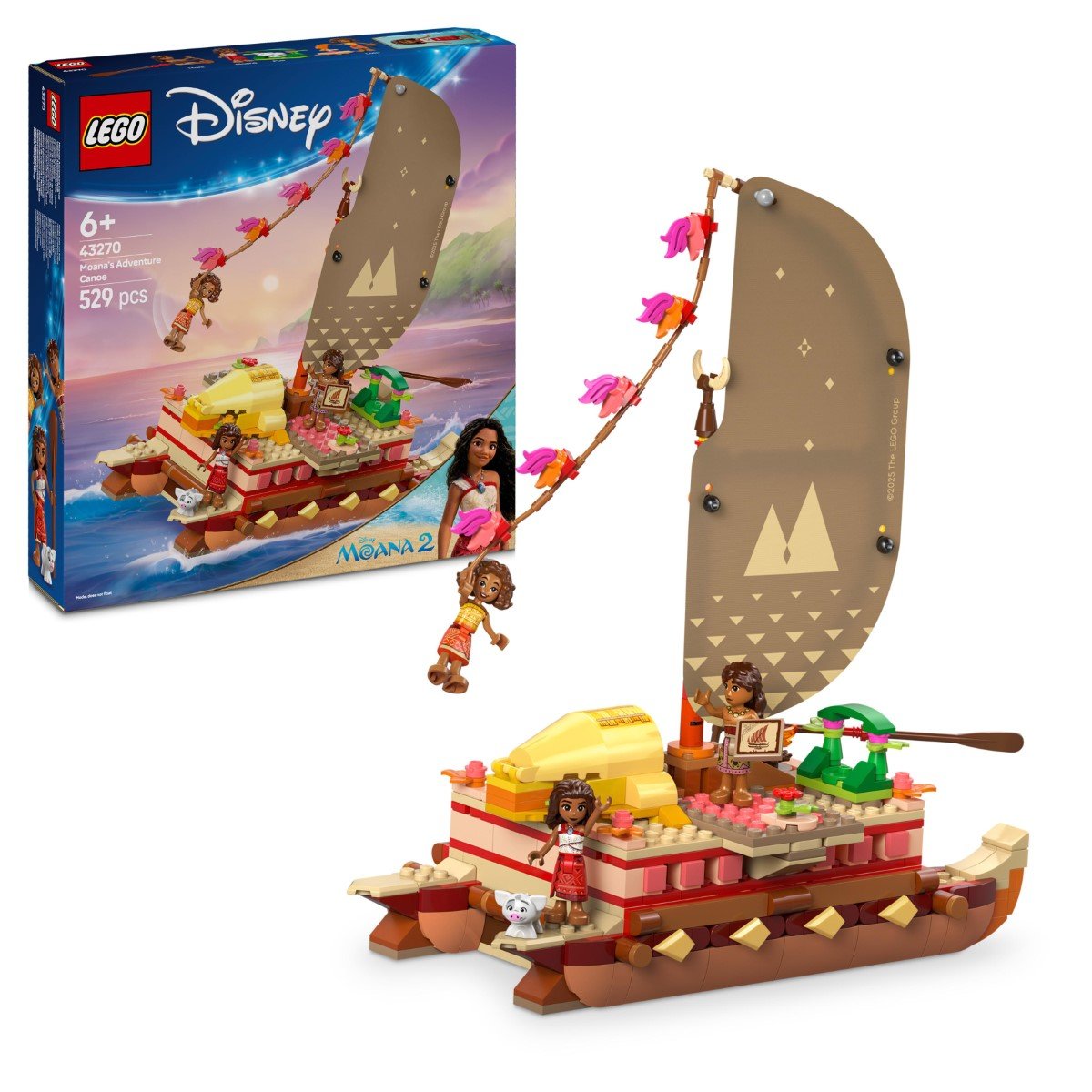 LEGO, klocki, Disney Kajakowa przygoda Vaiany, 43270