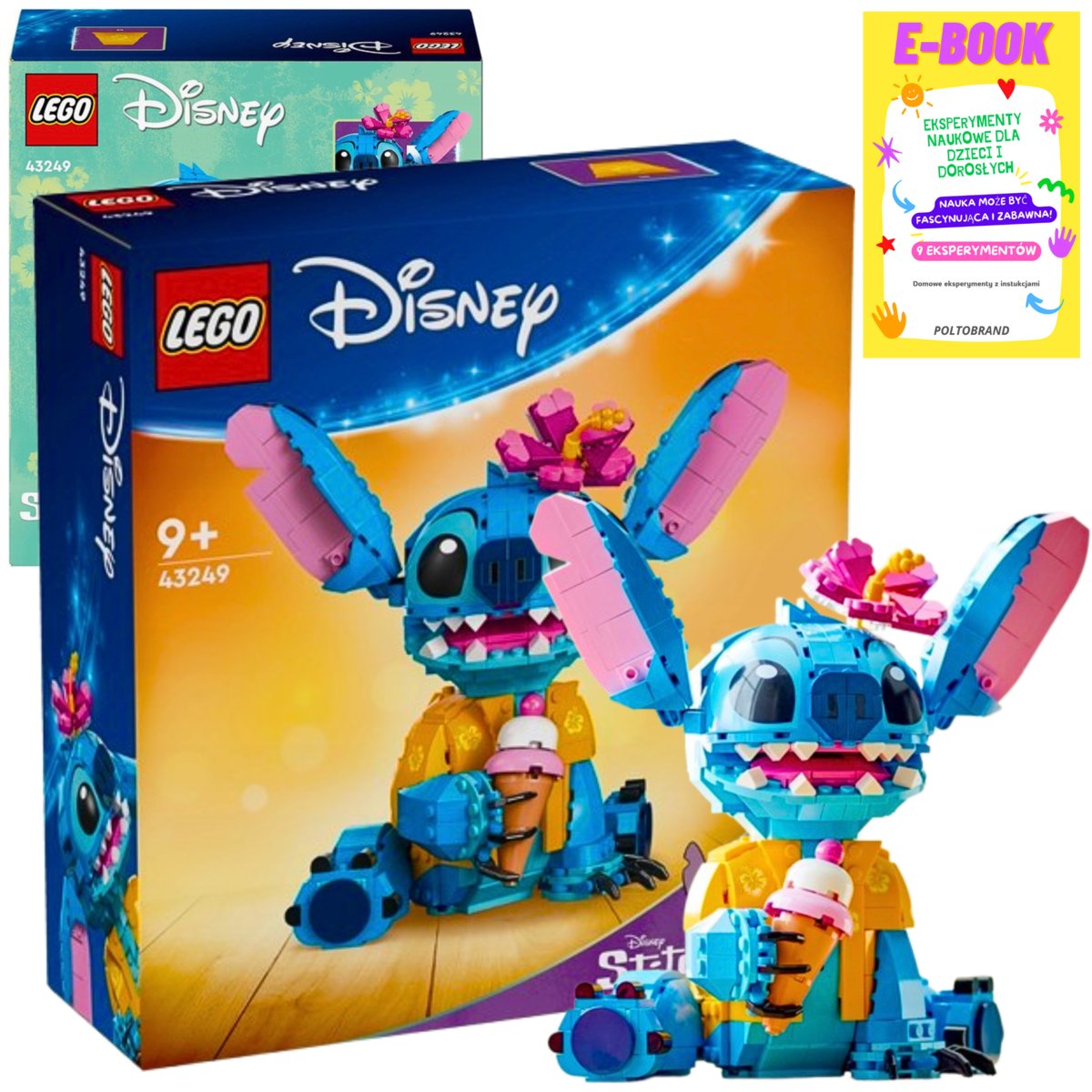 LEGO KLOCKI DISNEY - LEGO STITCH (43249) KLOCKI NA PREZENT + EBOOK