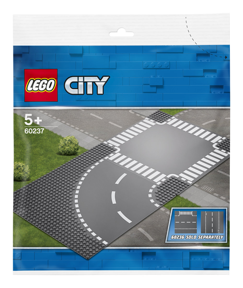 LEGO klocki Zakręt i skrzyżowanie, 60237