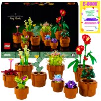 Lego Klocki Zestaw Botanical Collection - Małe Roślinki W Doniczkach (10311) Kwiaty Na Prezent + Ebook