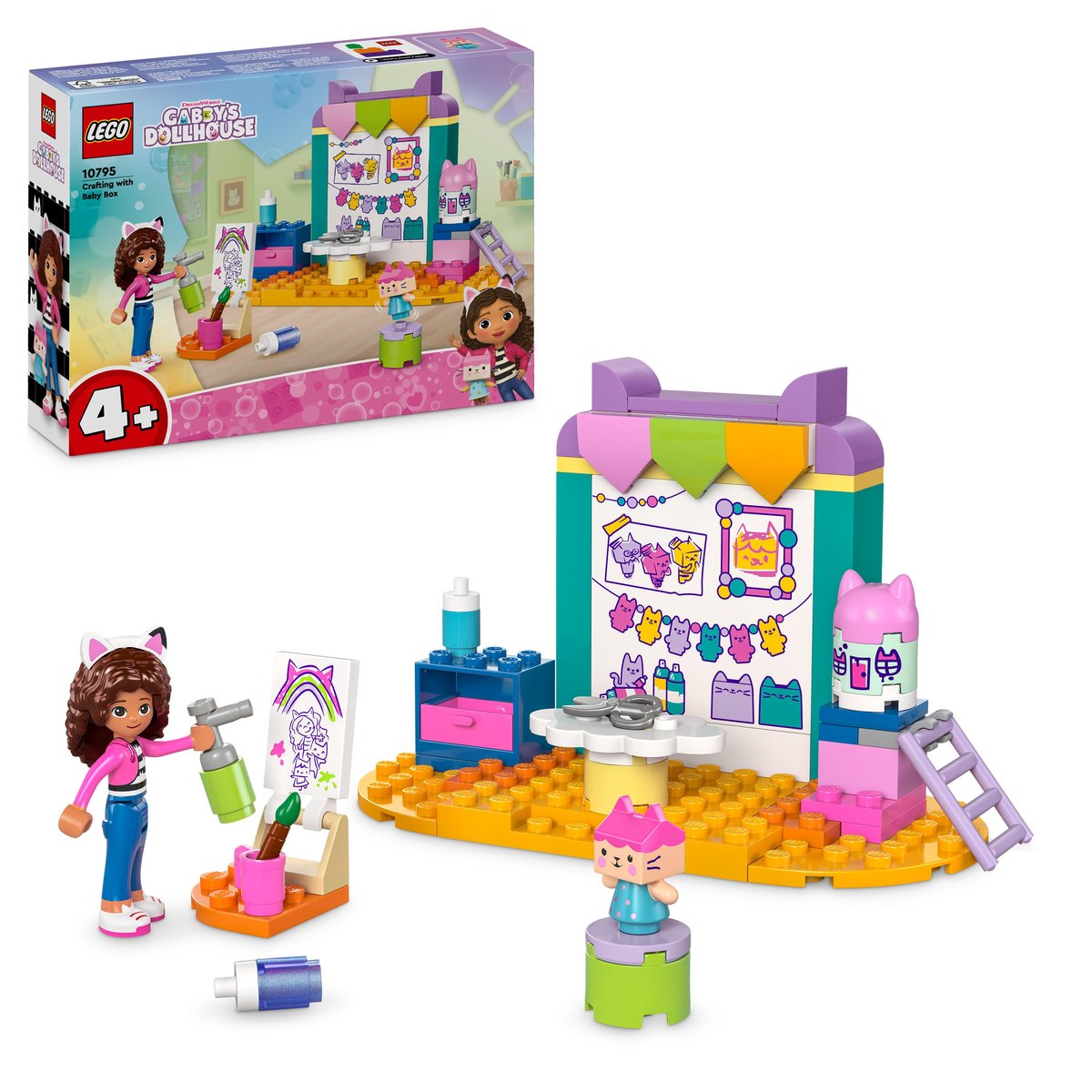 LEGO Koci domek Gabi, klocki, Prace ręczne z Tekturzątkiem, 10795