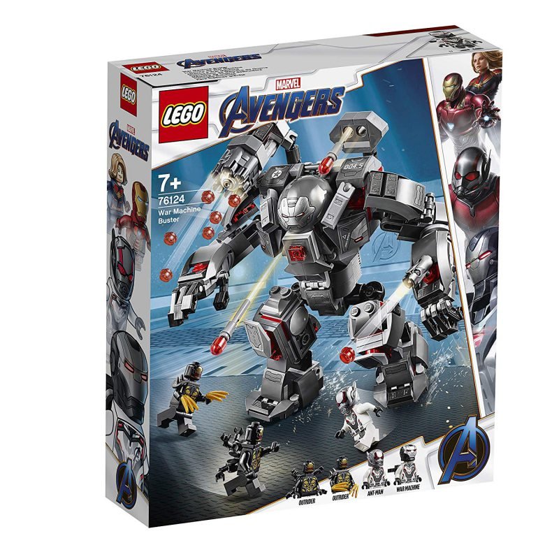 LEGO Marvel, Avengers, klocki Pogromca War Machine, 76124