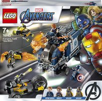 LEGO Marvel, Avengers, klocki Zatrzymanie ciężarówki, 76143