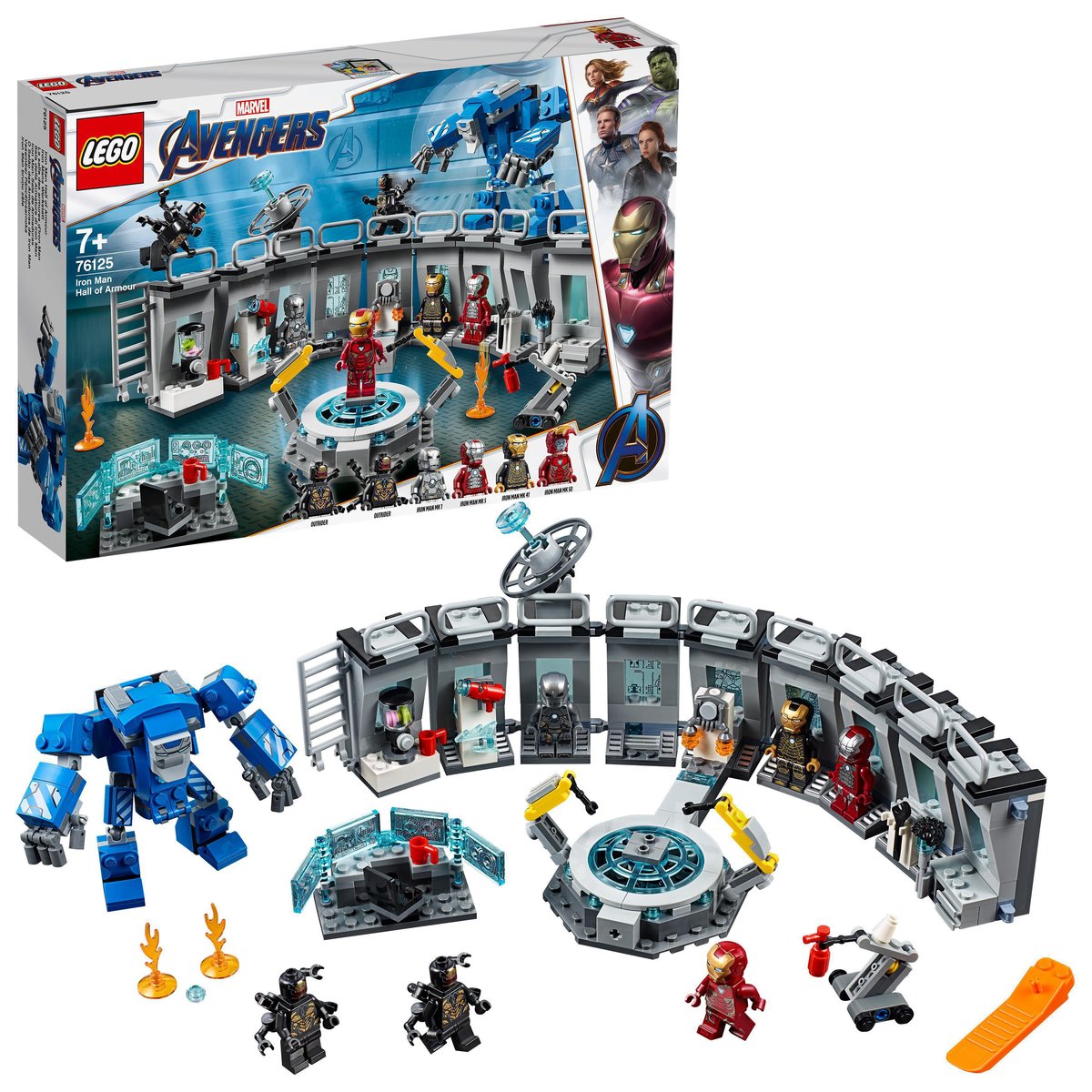 LEGO Marvel, Avengers, klocki Zbroje Iron Mana, 76125 - LEGO