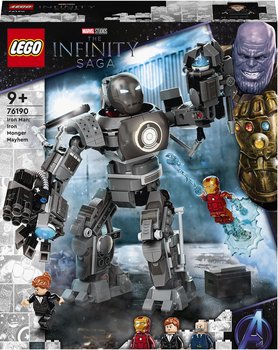 LEGO Marvel, klocki, Avengers, Iron Man: zadyma z Iron Mongerem, 76190 - LEGO