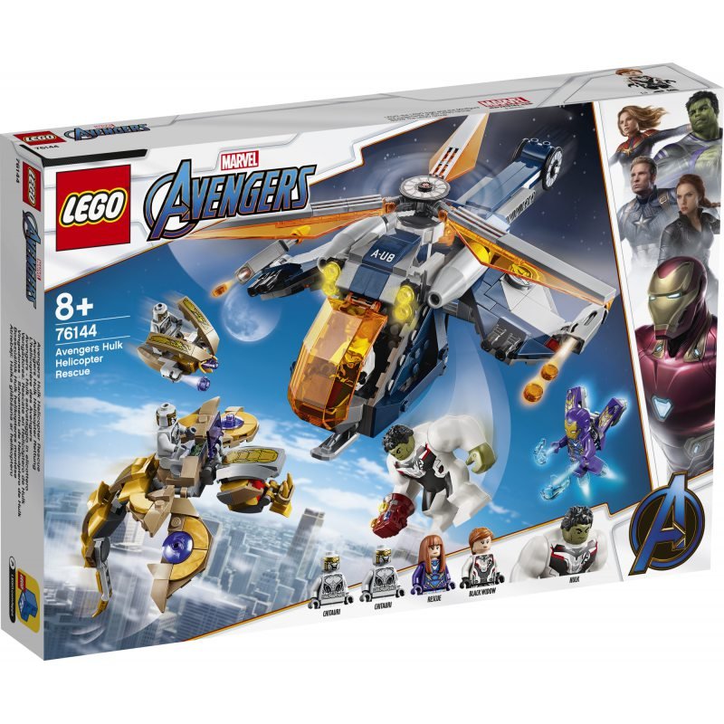 LEGO Marvel, klocki, Avengers Upadek helikoptera Hulka 76144