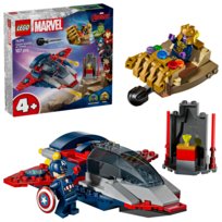 LEGO Marvel, klocki, Kapitan Ameryka kontra Thanos, 76319