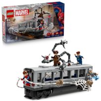 LEGO Marvel, klocki, Spider-Man kontra Doc Ock — scena w metrze, 76321